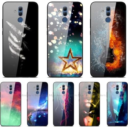 Tempered Glass Phone Case For Huawei Mate 20 Lite Case Back Cover for Huawei Mate20 Phone Shell Mate 20 Pro Cases Fundas Bumper