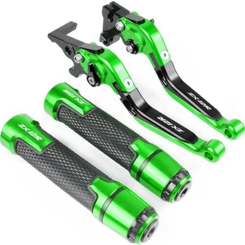 For Kawasaki ZX12R 2000-2005 2001 2002 2003 2004 Motorcycle CNC Adjustable Foldable Brake Clutch Lever Handle Grips With zx12r