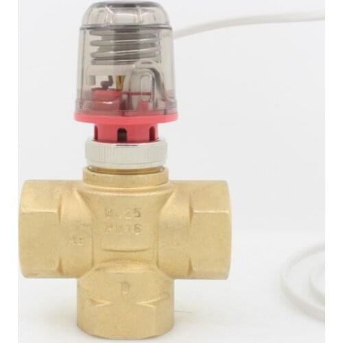 24V 230V NO electric thermal actuator valve head for thermostat manifold underfloor heating temperature control valve DN25