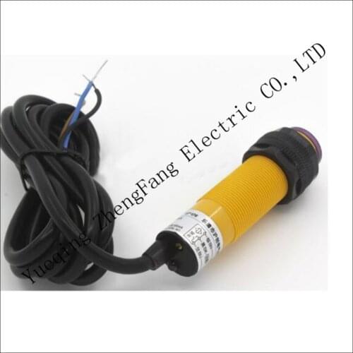 1PCS photoelectric sensor switch M18x1 E3F series diffuse type IP67 connection delay 1.5ms light source