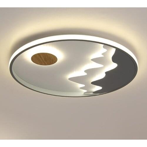 Nordic creative home led ceiling light modern minimalist round living room dining room bedroom hotel restaurant lamps