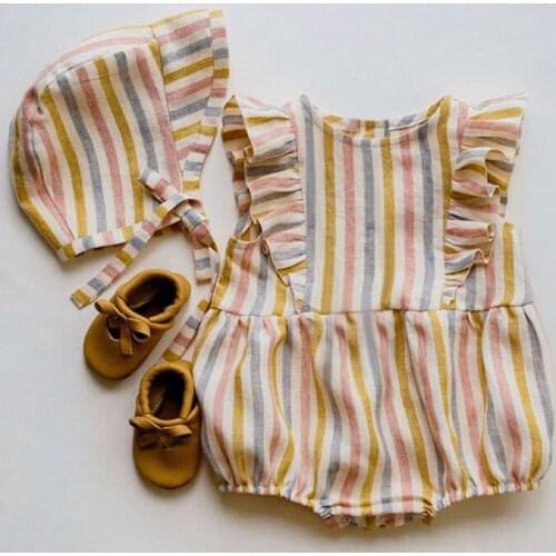Loyingbao Bodysuit With Short Sleeves For Babies