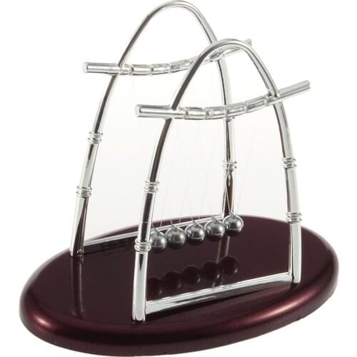 Newton Cradle Balance Steel Balls School Early Childhood Education Teaching Supplies Physics Science Pendulum Desk Toy Gifts