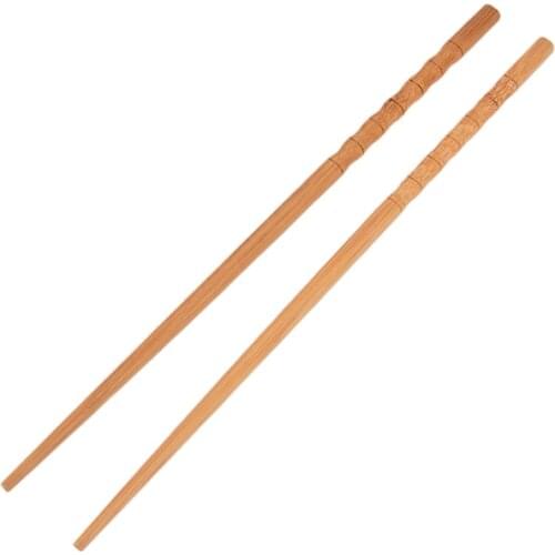 New Handmade Natural Bamboo Wood Chopsticks Reusable Hashi Sushi Food Stick Tableware Healthy Chinese Chop Sticks