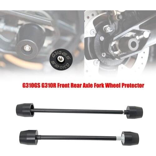Front Rear Wheel Fork Axle Cap Crash Protector Slider Spindle Hub For BMW G310GS G310R G 310 GS 2017 2018 2019 2020 Motorcycle