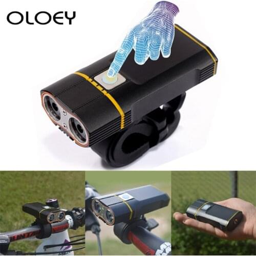 Cycling Warning Mountain Bike Glare Cycling Equipment L2 LED USB Rechargeable Lamp Headlight Front light Safety Bicycle Lights