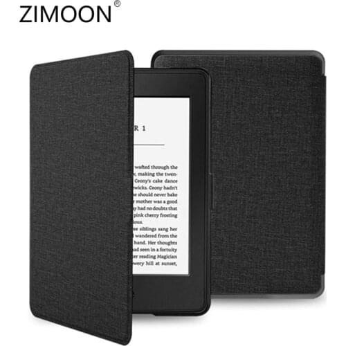 For Kindle 8th Case Cloth Texture PU Leather Smart Case PC Back Hard Cover for Kindle 8th SY69JL Gen 2016 Released