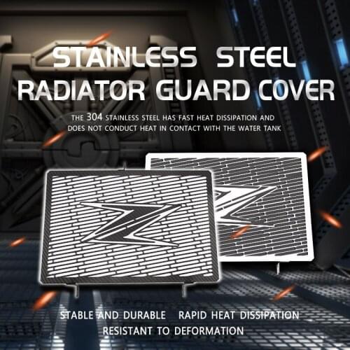 Motorcycle parts Stainless Steel Radiator Grille Guard Cover Protector For Kawasaki Z750 Z800 ZR800 /R Z1000 Z1000SX 2012-2016