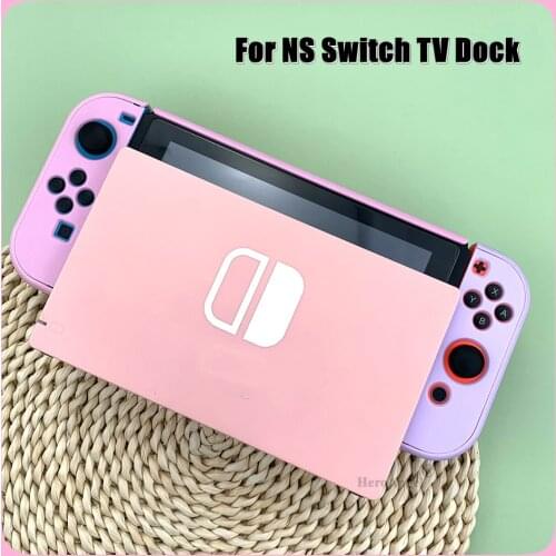 NEW Cute Pink Complete Charging Dock For NS Nintend Switch HDMI-compatible TV Dock Charger Station Stand Wholesales Dropshipping