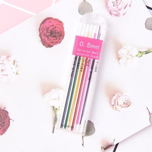 12pcs/box 0.5mm Mechanical Pencil Leads Premium Anti-cracking Pencil Refill Mechanical Pencil Lead