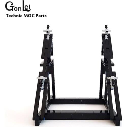 132Pcs MOC Building Blocks Bricks Bracket Holder Stand Model For Millennium 75105 75212 Falcon (Bracket Only, No Model) Diy Toy