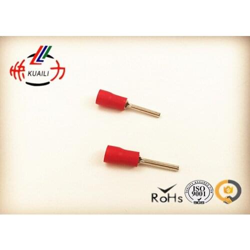 500pcs insulated pi terminals Connector RED PTV1.25-13 AWG 22-16
