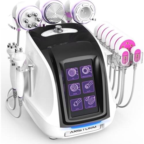 6 In 1 Ultrasonic Lipo Cavitation RF Vacuum Body Shape Machine With Non-invasive Treatment Beauty Health