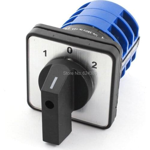 AC600V 32A 12 Terminal 3Phase Rotary Cam Changeover Switch LW28-32A