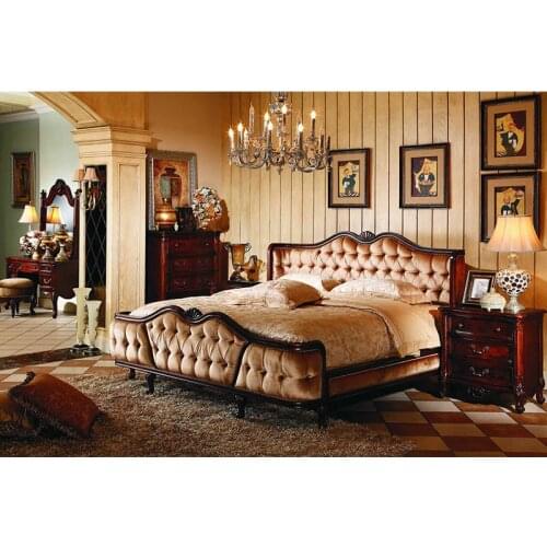American classic design wooden bed for bedroom furniture GH12