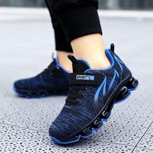 Kids Shoes Boys Sneakers Hook&Loop Sport Running Children Shoes Outdoor Casual Breathable Mesh Basket Footwear Spring Autumn New