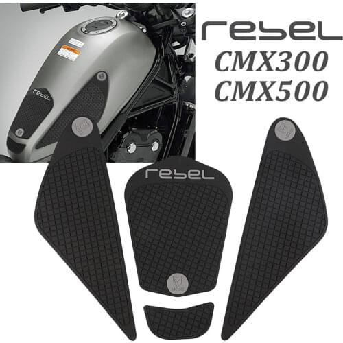 For Honda Rebel CMX300 CMX500 CMX 300 500 REBEL300 REBRL500 Motorcycle Accessories Gas Tank Sticker Fuel Cap Cover Pad Protect