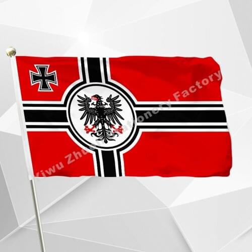 Germany Greater German reich war flag eagle Flag 3x5FT German Empire flag Polyester Double Stitched High Quality Banner