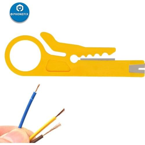 PHONEFIX Mini Electrician Knife Wire Stripper for Mobile Phone Repair Crimper Pliers Crimping Tool Self Adjusting Wire Stripper