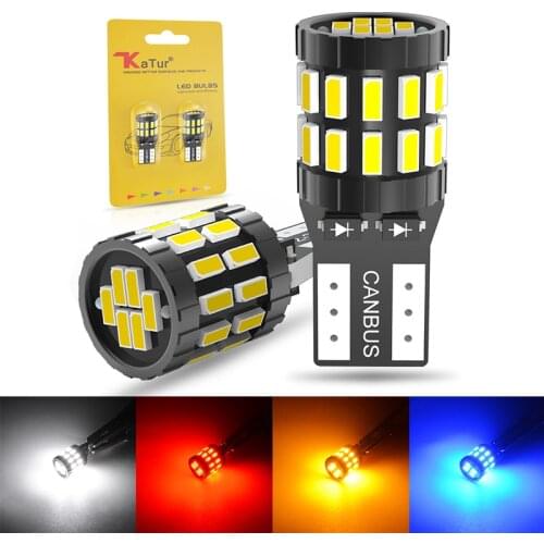 Katur 2x Canbus T10 W5W LED 168 194 Clearance Lights Super For Mercedes Benz W221 W220 W163 W164 W203 C E SLK GLK CLS M GL