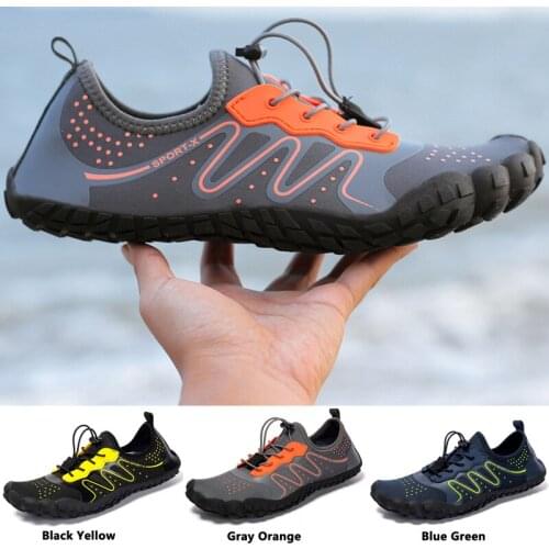 Summer Men And Women Outdoor Leisure Hiking Sneakers Non-slip Breathable Shockproof Quick-drying Comfortable Seaside Water Shoes