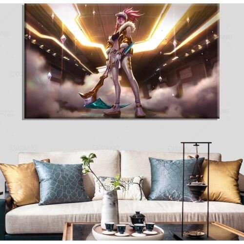 League of Legends Poster Poster Game Painting Wall Art Decoration Bar Kawaii Room Decor Canva