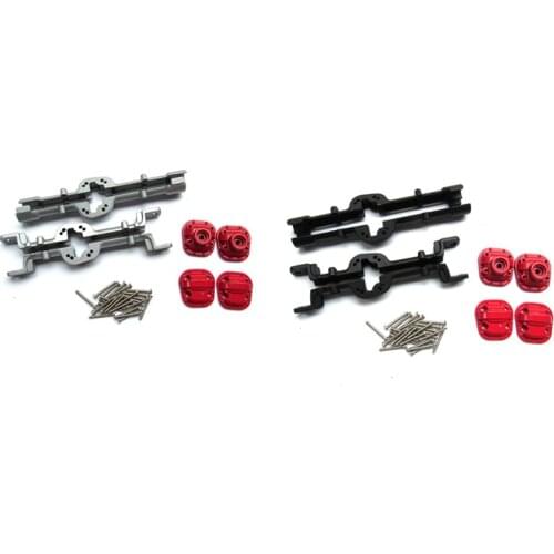 Metal Front and Rear Bridge Axle Housing Case for MN D90 D91 MN99 MN99S 1/12 RC Car Upgrade Parts Accessories