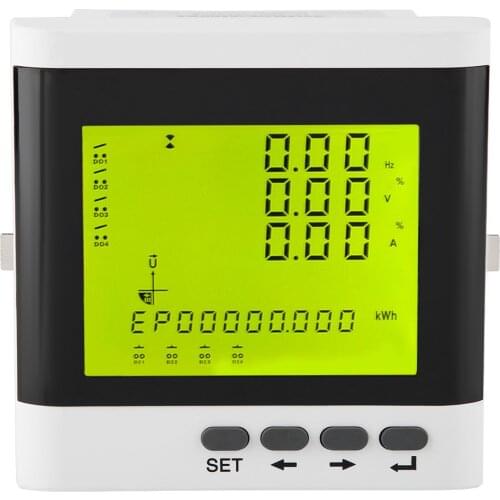 Multi-function Three-phase Programmable Electric Power Meter Digital LED Ammeter Voltmeter Electrical Instrument