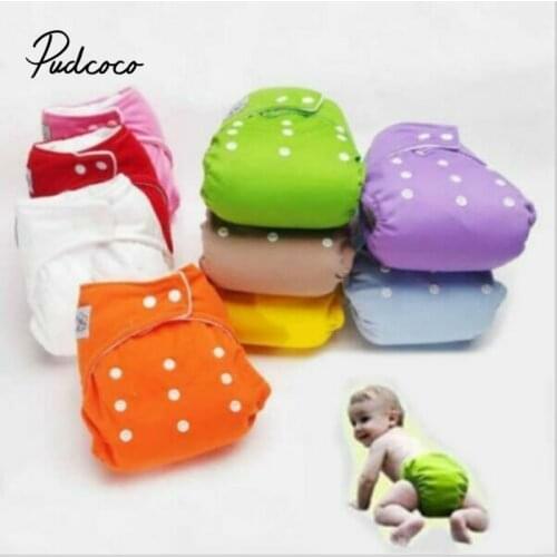 Pudcoco 2020 New Adjustable Reusable Baby Diapers Infant Boys Girls Cloth Diapers Soft Covers Washable Nappies New Years