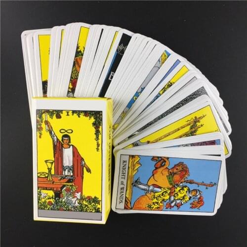 Full English Tarot Cards Factory Made High Quality Tarot Deck Board Game Cards