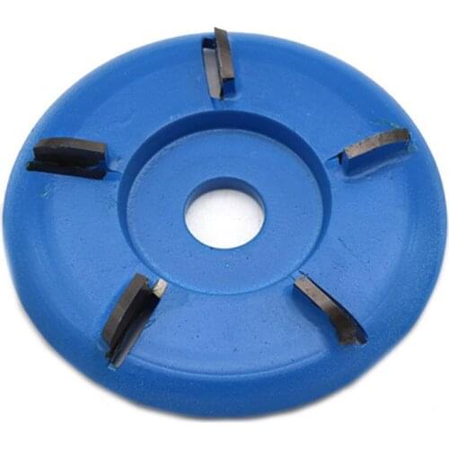 H7JB 90mm Diameter 22mm Bore Rotary Planer Curved Blade Power Wood Carving Disc Arc Milling Mill Carpentry Flat Turbo Disc Tool