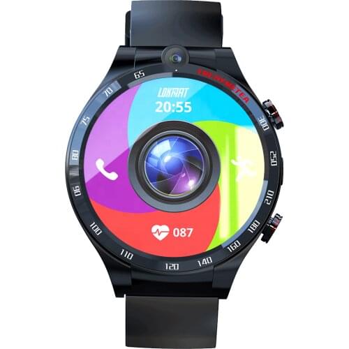 LOKMAT APPLLP 4 4G Smart Watch Men WIFI GPS Watches 4GB 128GB 1.6" Android 10.7 Watch Phone Smartwatch 2021 For Xiaomi