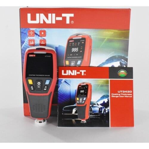 Coating Thickness Gauge UNI-T UT343D Automobile Paint Film Metal Rhickness Rester FE/NFE Accident Detection Quick test