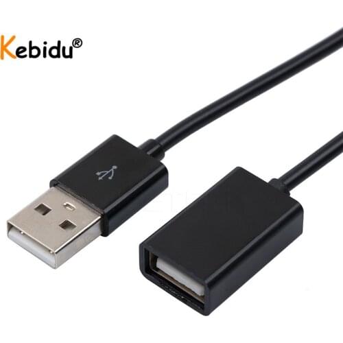 High Quality 50cm 1m USB 2.0 Extension Cable Data Transfer Charge Connector Adapter Extender Cable For PC Laptop Computer Mouse