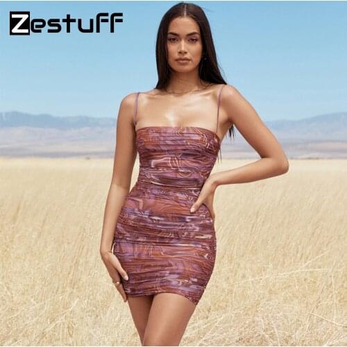 Zestuff Summer Dresses With Print