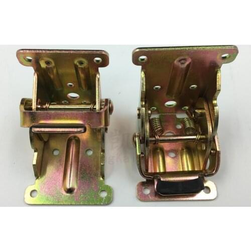Iron Folding Hinge Table Leg Brackets Foldable for Table Chair Extension Tables Foldable Self Locking Fold Feet Hinges