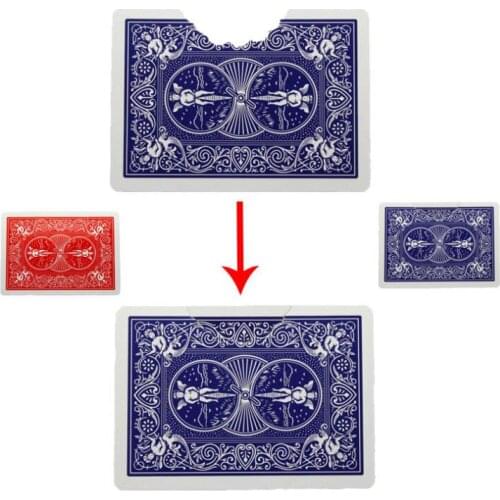 1 PC Professional Bite Out Card Magic Tricks Card Magic Illusions Card Tricks Stage Magic Mentalism Magia Toys Easy To Do