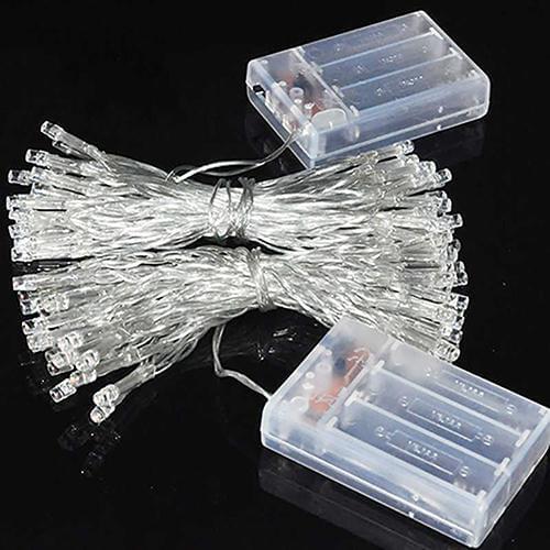 10/20/30/40/50/80 LED Battery Power Christmas String Fairy Tree Decor Light