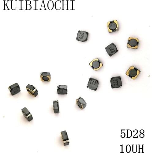 10pcs/LOT SMD Power Inductor CDRH5D28 10UH 100 6*6*3mm shielded winding inductor