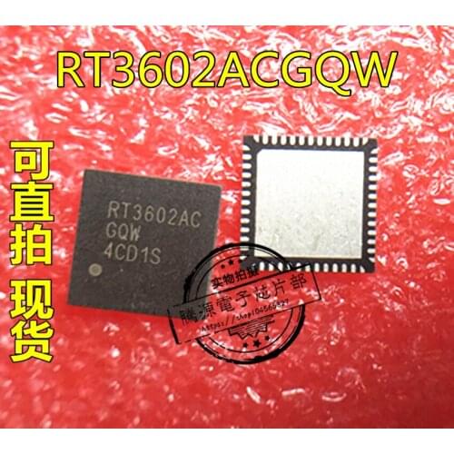 100% New&original RT3602ACGQW RT3602AC QFN