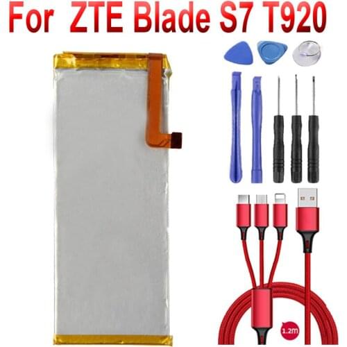 2500mAh Li3925T44P6HA54236 Battery For ZTE Blade S7+USB cable+toolki