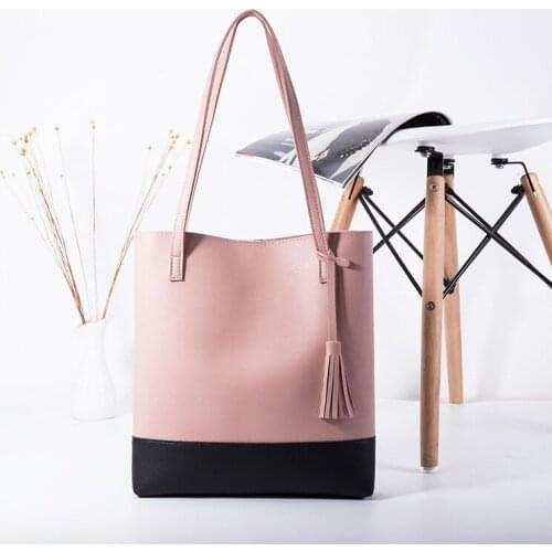 Hot sale large womens bag large capacity shoulder bags high quality PU leather shoulder bags ladies wild bags sac a main femme