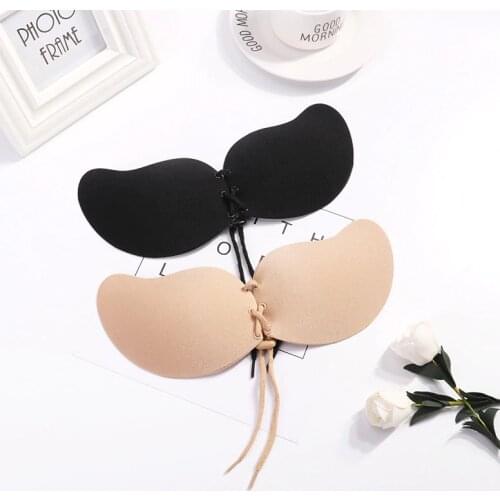 Women Sexy Stick Gel Silicone Push Up womens underwear Invisible Bra Self Adhesive Strapless Bandage Backless Solid Bra