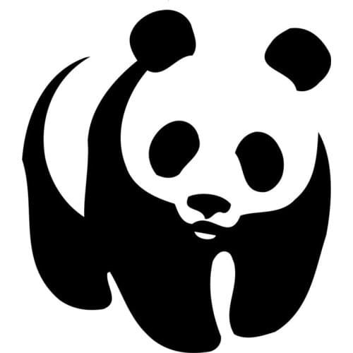 CK3278# panda funny car sticker vinyl decal waterproof car auto stickers for bumper rear window no background