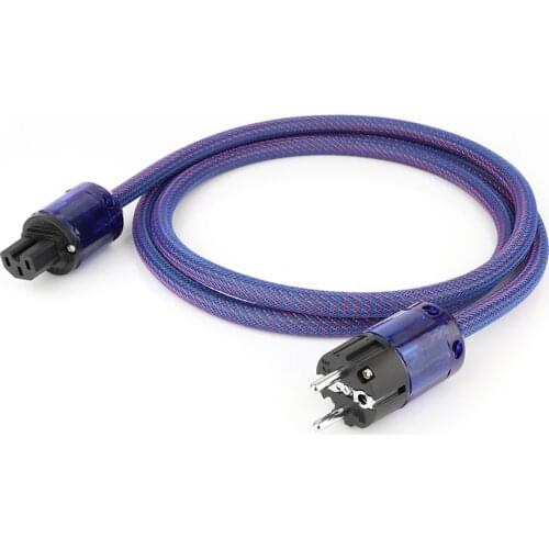 HI-End 6N Copper Audio Grade US/EU Power Cable, HIFI US/EU AC Audio Cable Cord,P037 US Power Plug Cable