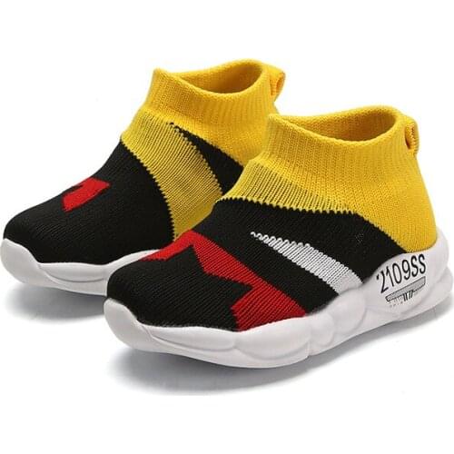 2020 New Autumn Kids Shoes Breathable Boys Girls Sport Shoes Children Fashion Sneakers Toddler Baby Running Mesh Canvas Shoe