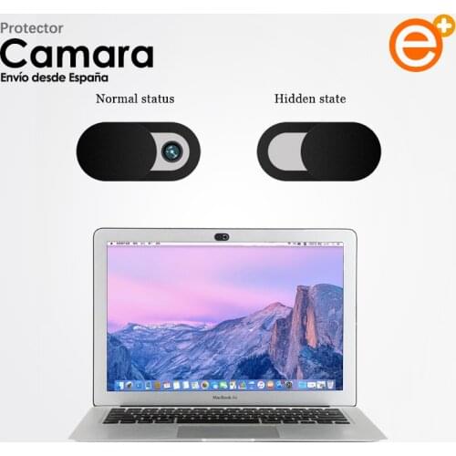 Laptop camera cover computer adhesive stickers Tapon covers in black private security for Webcam Web camera