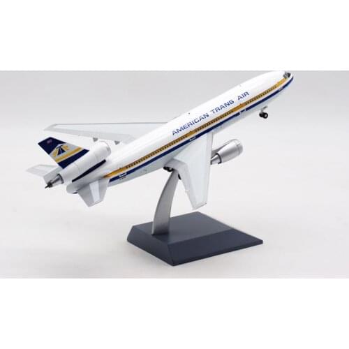 Diecast 1:200 Douglas DC-10-40 N184AT American Trans Air Airlines Plane Model Alloy Aircraft Plane for Collection Souvenir