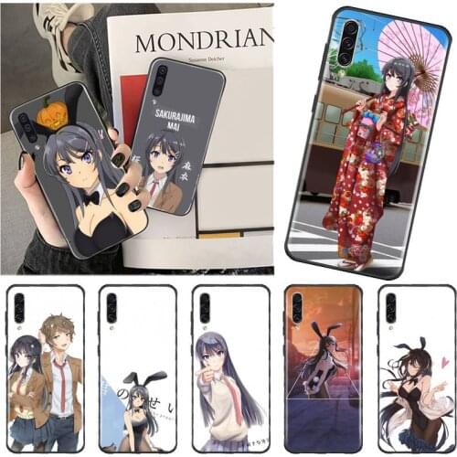 Cute Sakurajima Mai sexy Phone Case for samsung galaxy a 51 52 71 50 12 72 21s 70 40 20e 31 30s 32 5G soft silicone funda