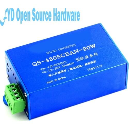 90W low ripple power module DC-DC 4.5-60V turn 1.2-30V voltage adjustable